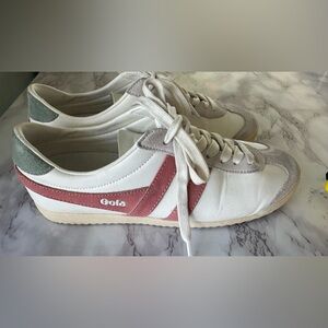 Gola Women's Sneakers in White, Pink, and Green